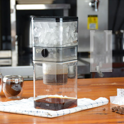 Korean Style Glass Ice Coffee Machine Small Drip Type